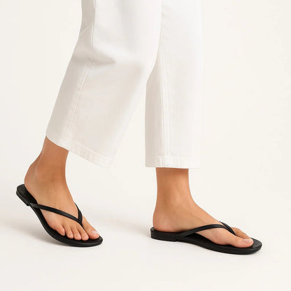 Women’s V-Shape Flat Slippers – Golden, Silver, Black & Brown Casual Fashion shoes